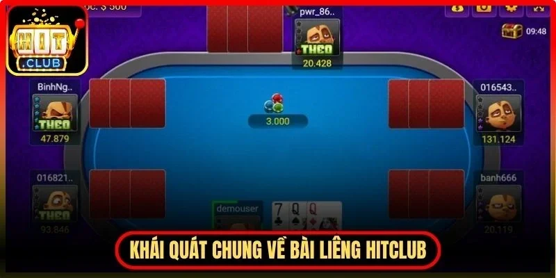 Khái quát chung về bài liêng Hitclub trong hệ thống giải trí