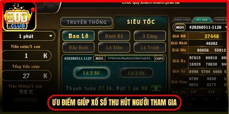 Một số ưu điểm giúp xổ số thu hút người tham gia